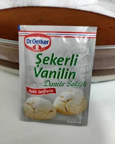 فانيلا بالمستكة مع السكر