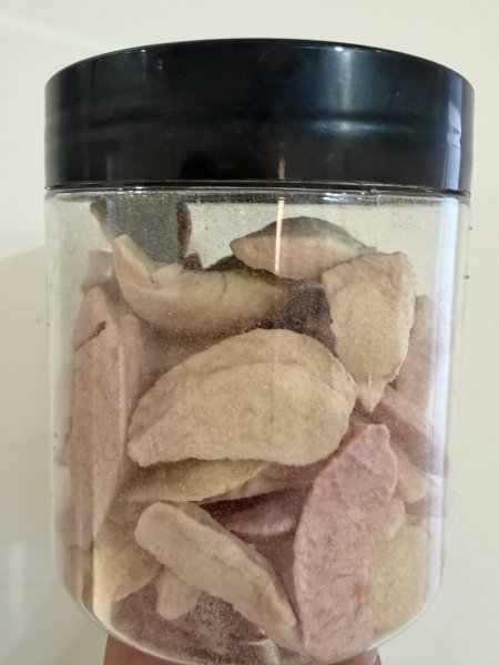 علبة خوخ مجففه بالتبريد