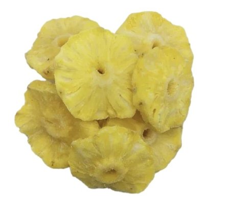 اناناس طبيعي حلقات  بدون سكر